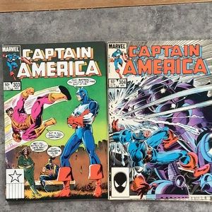 8 Marvel Comics Captain America 1980’s #301-308